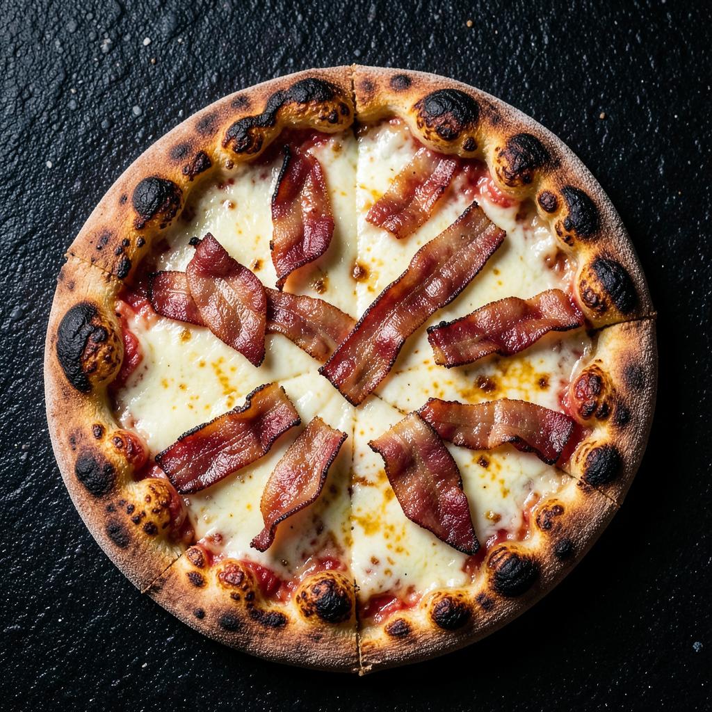 Pizza Krang's Krunch — Bacon com mussarela