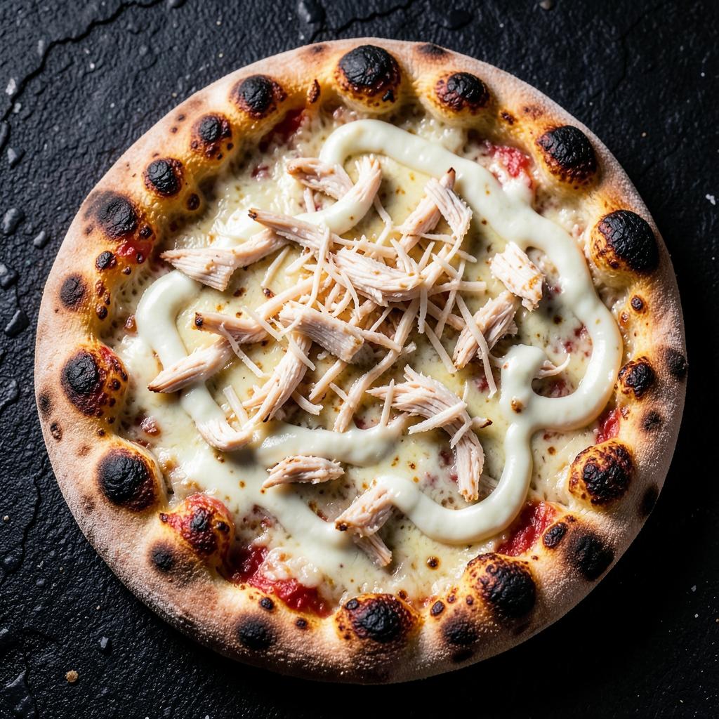 Pizza Michelangelo — Frango com requeijão forneável