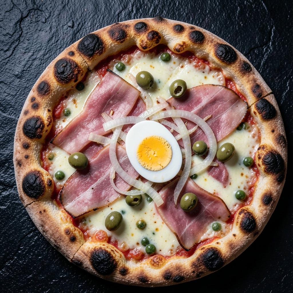 Pizza Mestre Splinter — Portuguesa completa